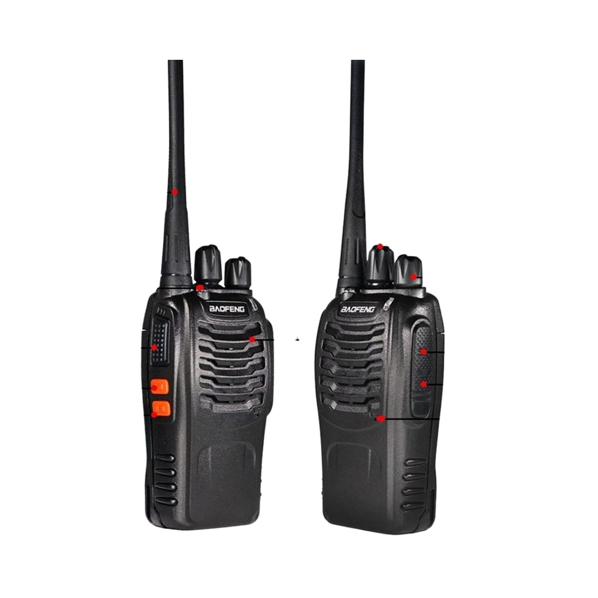 Chile Tendencia - Radios Baofeng Walkie Talkie Pack Dos Transmisores 1500 Mah