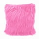 thumbnail image 1 of Fundas de cojín peluditas 45x45 cm color fucsia, 1 of 2