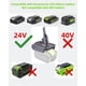 thumbnail image 3 of Para Green*works a para Dy.son V7 V8 Adaptador, Adaptador Convierte para Green*works Batería Máxima de 24v a para Dy.son V7 V8 Aspiradora de Mano (Reemplazar para V7 V8 Batería Original), 3 of 6