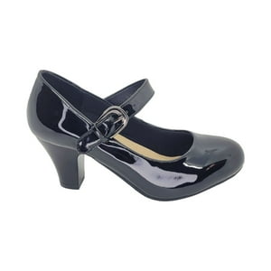 Zapatos De Cueca Alquimia Negro Charol Mujer | 3334 - Talla 37