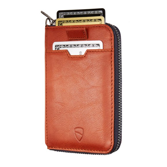 BILLETERA Vaultskin NOTTING HILL RFID Cognac