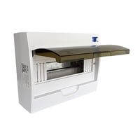 Tablero Eléctrico Sobrepuesto Drl 12 Modulos Tapa Clara Sec