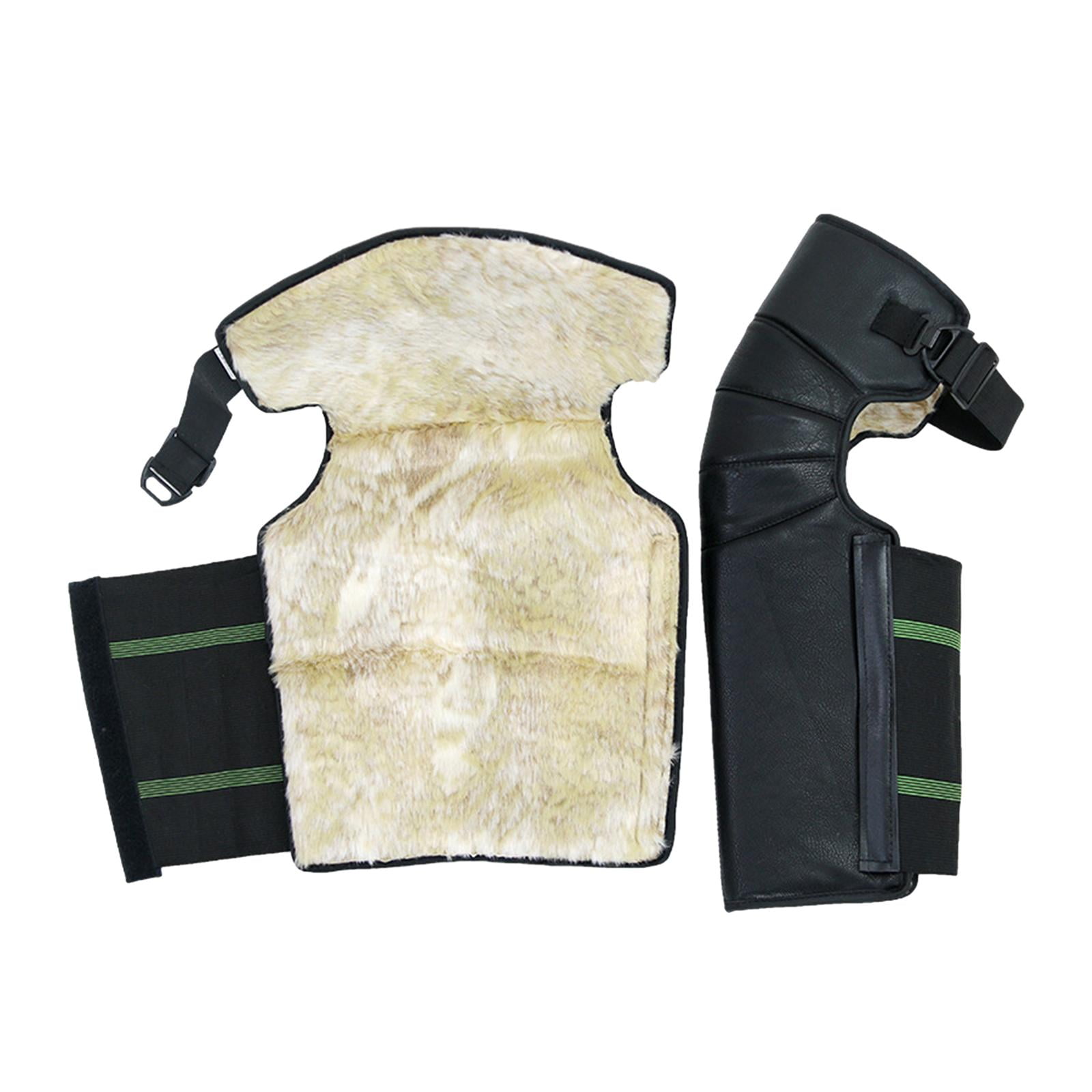 Magideal - Protectores De Piernas Para Motocicleta A Prueba De Viento, 50 Cm, Protección Completa Para Las Rodillas, Cuero Pu Reflectante Impermeable Para Snowbo