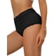thumbnail image 4 of INSPIRE CHIC Ropa Interior de Mujer de Cintura Alta Control de Abdomen Cómoda con Encaje Ribeteado Color Negro, 4 of 4