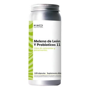 Melena De León + Probióticos 11 Cepas | Mind Nutrition | 60 Sin Sabor