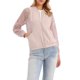 thumbnail image 1 of INSPIRE CHIC Chaqueta de Malla para Mujeres con Cremallera de Manga Larga Chaquetas Ligeras Transparentes con Bolsillos S Rosa, 1 of 6