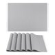 thumbnail image 1 of REGALWOVEN Juego de 6 Manteles Individuales para Decoración de Mesa de Comedor de Cocina Lavables Resistentes al Calor Manteles Individuales Limpiables Gris 18*12in, 1 of 7