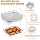 thumbnail image 3 of Rejillas para freidora de aire PP CHEF, 3 piezas, 7,72 pulgadas, 48 qt, 3 of 3