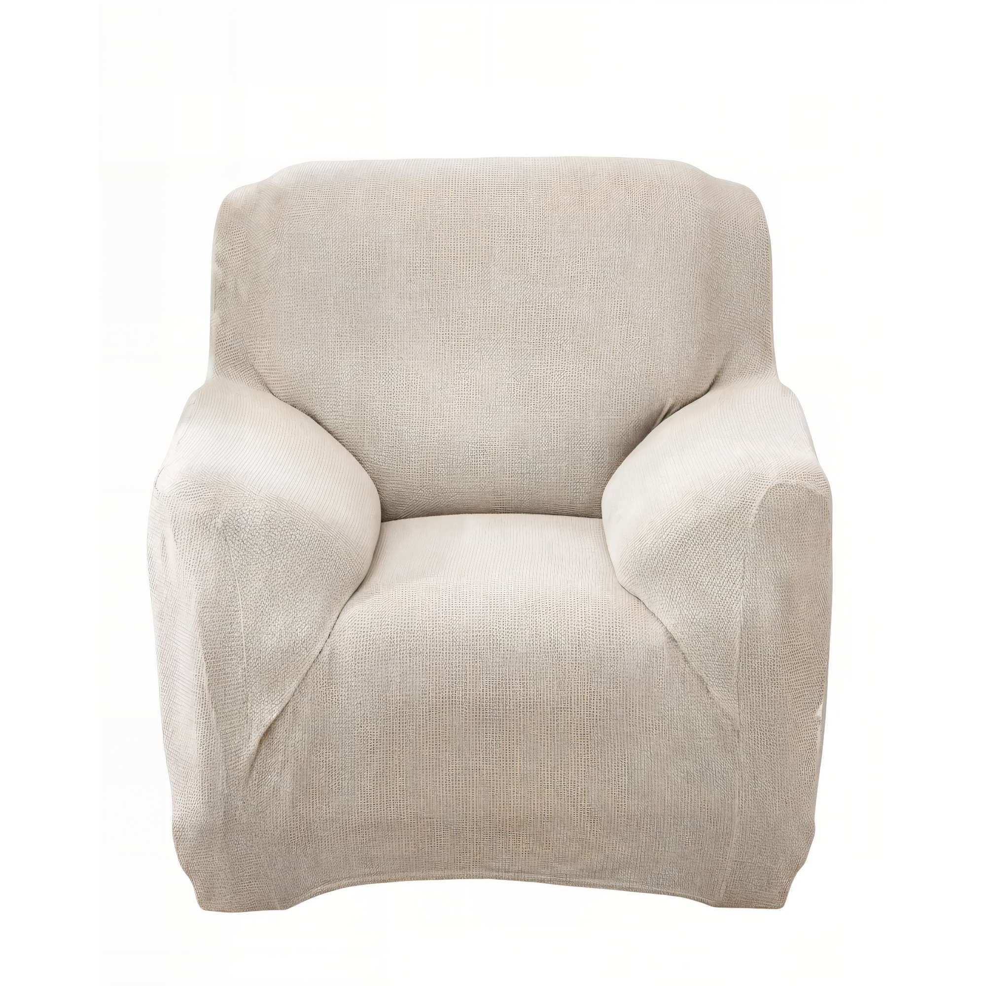 Genérico - Funda Para Sillon 1 Cuerpo Color Beige