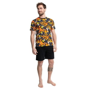 Top - Pijama Algodón Hombre Verano Naruto Shippuden C1