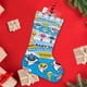 thumbnail image 4 of Baby Shark Tema: Calcetines de Navidad, fino lino blanco para colgar en escaleras y chimenea, decoración navideña para el hogar, regalo de Navidad. 54cm × 38cm, 4 of 5