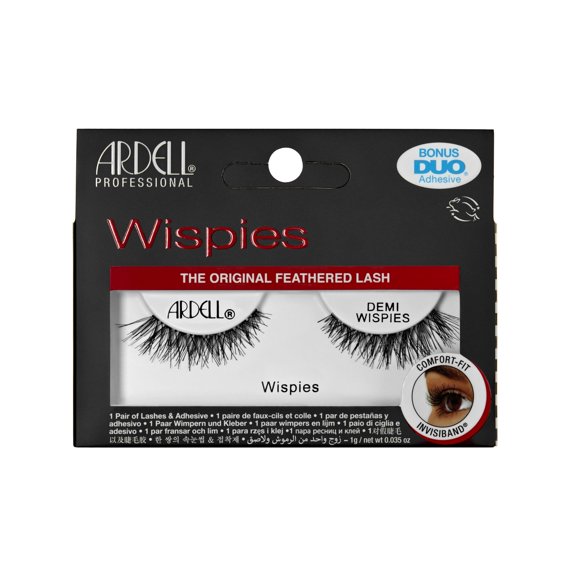 Pestañas Ardell Demi Wispies Black Invisiband