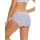 thumbnail image 3 of INSPIRE CHIC Ropa Interior de Maternidad para Mujeres Embarazadas, Soporte para el Vientre en Forma de V de Seda Helada, Bragas Sin Costuras de Tiro Bajo M Azul, 3 of 5