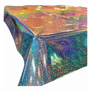Genérico - Mantel Plástico Holográfico Cumpleaños