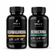 thumbnail image 1 of Pack Ashwagandha 690mg + Berberina 550mg WELL-V - 120 Cápsulas (2 Frascos), 1 of 3