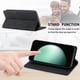 thumbnail image 4 of Funda tipo cartera con bloqueo RFID para Samsung Galaxy S26 Edge Con tapa abatible, portatarjetas, cierre magnético, TPU y soporte Negro, 4 of 6