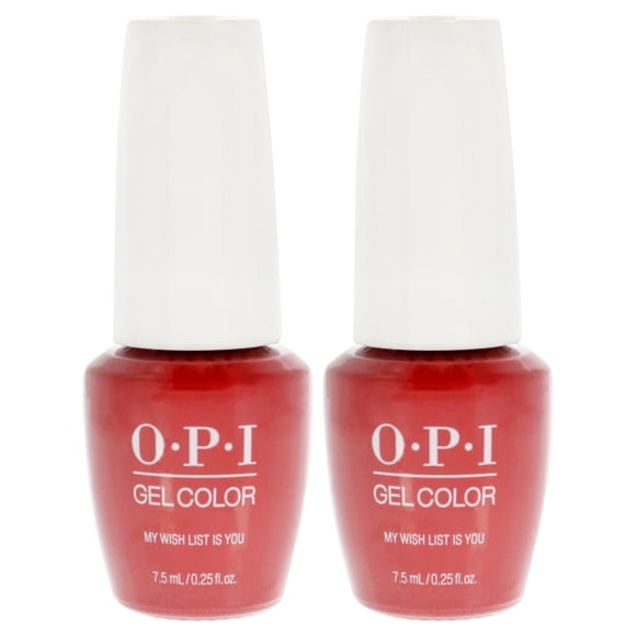 Esmalte de uñas en gel OPI GelColor My Wish List is You, paquete de 2