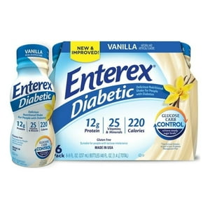 Cencomex - Enterex Diabetic Vainilla Liquido 237Ml Pack X6