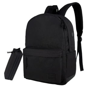 Mochila Escolar Ligera Supacool Con Estuche Para Lápices, Color Negro