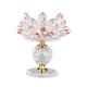 thumbnail image 3 of Candelero De Candelabro De Candelita De Loto De Vidrio Para Decoración De Fiesta En Casa Rojo, 3 of 3
