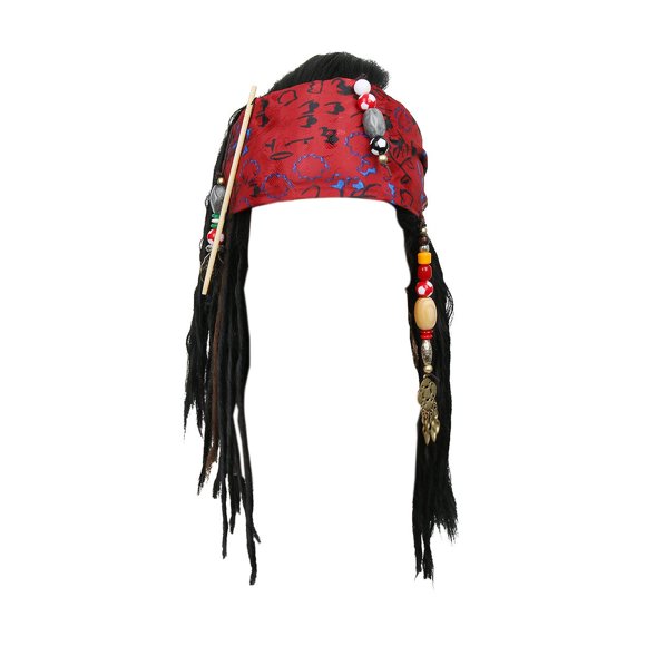 Peluca FangjunxianST de Pirata al estilo Jack Sparrow