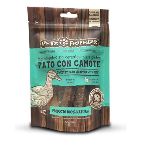 Pato con Camote Pets Friends- Snack para Perro 100gr