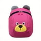 thumbnail image 2 of Canvas Bear Backpack For Age 1-3 Kids Cartoon Kindergarten Backpack School Birthday Gift, 2 of 3