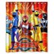 thumbnail image 1 of Cortina de ducha de los Power Rangers, juego de cortina de baño con ganchos, tamaño 60 x 72 pulgadas, 1 of 3