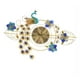 thumbnail image 1 of Reloj Pared 3D Decorativo Silencioso Pavo Real Floral Jhn, 1 of 3