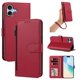 thumbnail image 1 of Funda con Billetera para [iPhone 16 Plus] con Bolsillo Zipper y Tarjetero Rojo, 1 of 6
