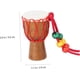 thumbnail image 3 of Llavero Gargantilla Collar Collares Niños Tambor Tambor de Madera Djembe Instrumento Musical Folk-personalizado, 3 of 7