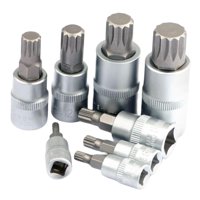 Magideal - De Puntas De Destornillador De Trinquete De Dado De Material Acero 45# De 8 Piezas, ~ M16, Adaptador De Accionamiento De 1/4 '' 3/8 '' 1/2 ""Cabeza