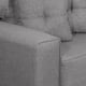thumbnail image 3 of Sofa Versa 2 Cuerpos Tela Gris Medio, 3 of 5