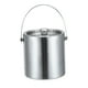 thumbnail image 3 of Cubo De Hielo De Acero Inoxidable De Doble Pared Aislado Para Enfriar Cerveza Champán 3L, 3 of 3