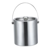 Bothyi - Cubo De Hielo De Acero Inoxidable De Doble Pared Aislado Para Enfriar Cerveza Champán 3L