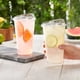 thumbnail image 3 of Vasos de plástico GUSTO transparentes con tapas, 700 ml, 100 unidades, 24 onzas, 3 of 7