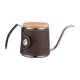 thumbnail image 3 of Hervidor De Café Con Envoltura De Cuero De PU, Tetera Para Cafetera, Regalo, Barra, Marrón Oscuro, 3 of 5