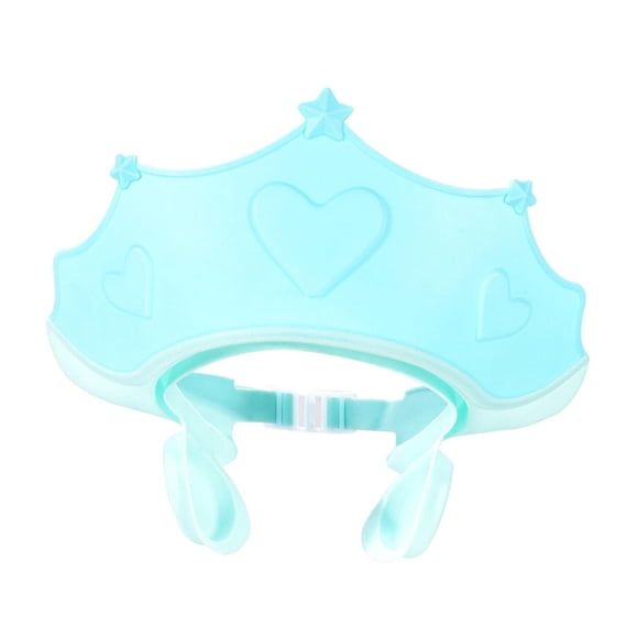 TPE Baby Shower Hat Evita Que El Agua Entre En Los Ojos Y Las Orejas Gorros De Baño Azul