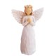 thumbnail image 1 of Figura BeLifer de ángel rezando tallada a mano en resina, 14 cm, 1 of 7