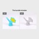 thumbnail image 1 of Make Your Garden Bloom with our Cute and Elegant 1pc Double Head Watering Nozzle Head - Perfect for Small Plants, 1 of 5
