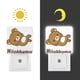 thumbnail image 3 of La Aventura en el Parque Temático de Rilakkuma Luz nocturna LED con sensor de anochecer a amanecer para dormitorio, baño, pasillo, escaleras - Lámpara LED nocturna de enchufe, 0.5W - 1 pieza, 3 of 6