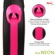 thumbnail image 5 of Correa FLEXI Neon Tape Rosa Pequeña 5 m para perros de hasta 15 kg, 5 of 8