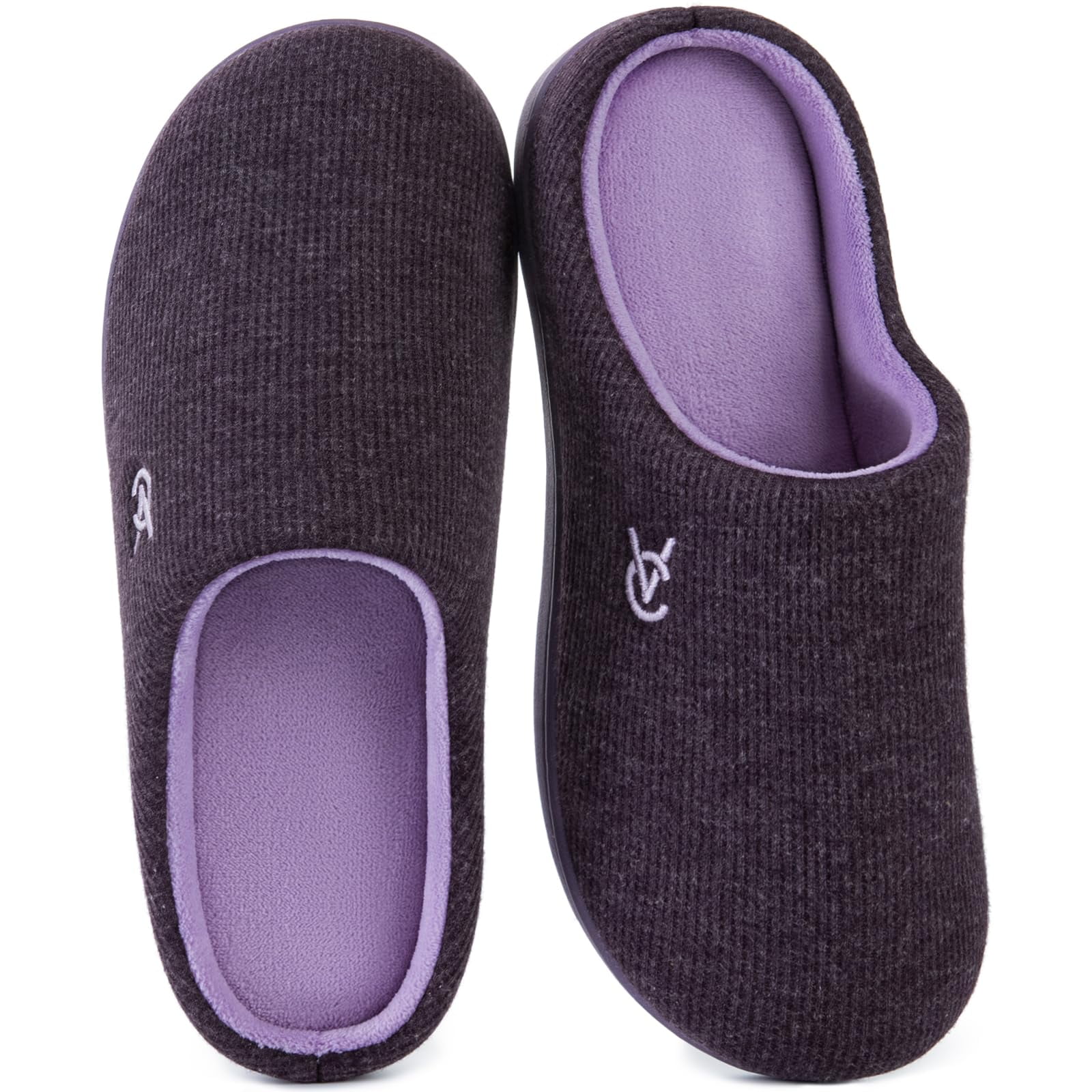 Vera Cosy - Zapatillas Veracosy De Espuma Viscoelástica De Punto Suave En Dos Tonos Para Mujer