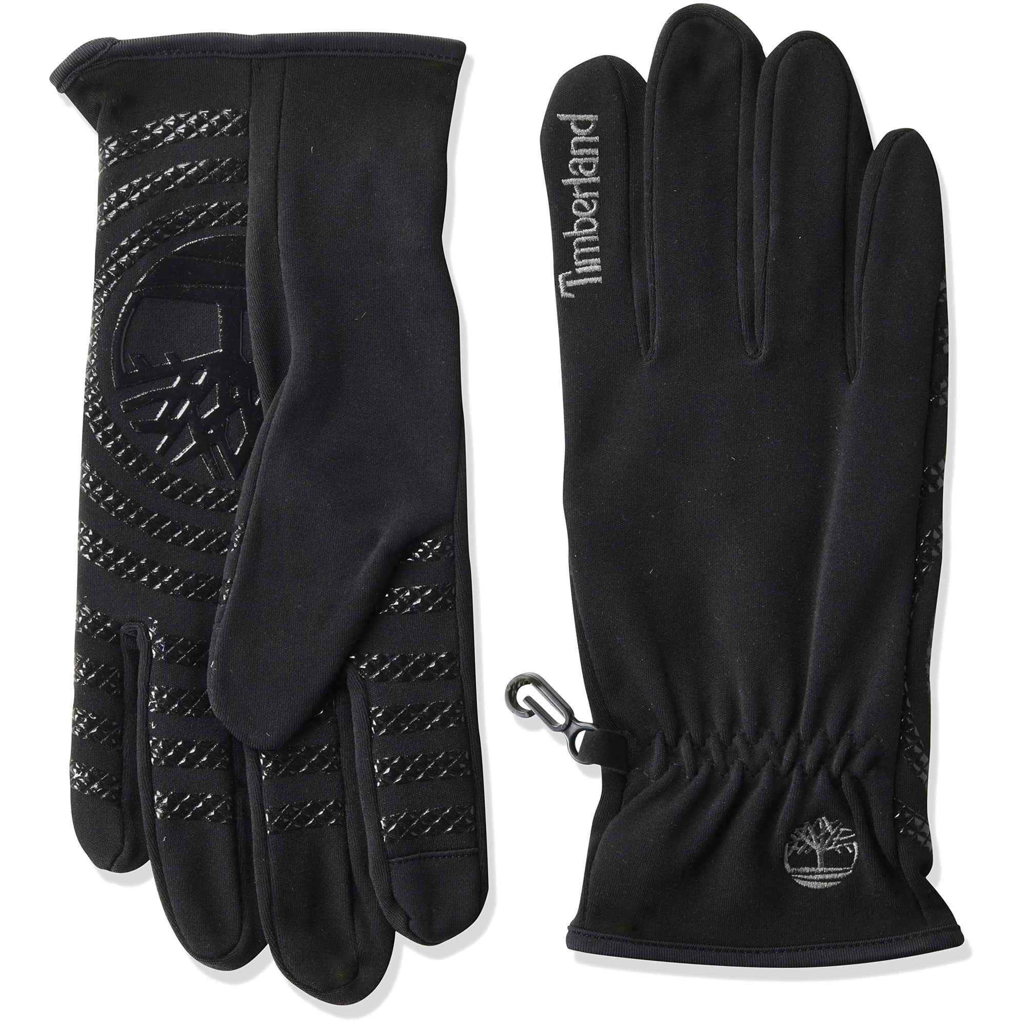 Guantes Timberland Deportivos Utilitarios Negros Con Punta Táctil Talle S