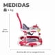thumbnail image 3 of Andador Caminadora Autito Musical Bebe Anticaida Stylish Fucsia, 3 of 6