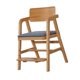 thumbnail image 1 of Trona De Madera Maciza Que Crece Con El Niño, Ajustable Con Escalón, Trona De Madera, Madera Clara, Color Azul, 1 of 5