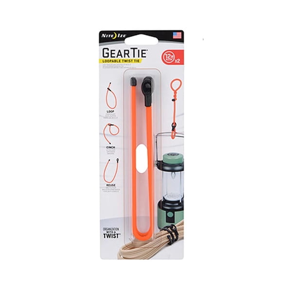 Amarra de goma multiuso GearTie 30 cm negro Nite Ize