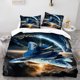 thumbnail image 1 of Su 57 Science Fiction Fighter Themed Bedding Set Soft and Comfortable for All Seasons Ideal for Home and Bedroom Use, 1 of 1