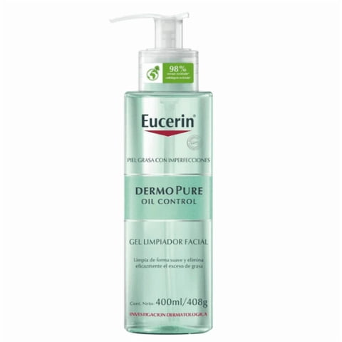 Beiersdorf - Eucerin Dermopure Gel Limpiador 400 Ml Piel Grasa
