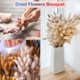 thumbnail image 5 of Uxcell 120 piezas de flores secas de colas de conejo natural 17" Mini Pampas Grass Lagurus Ovatus Ramo para Decoración Floral de Boda, Azul Marino, 5 of 6